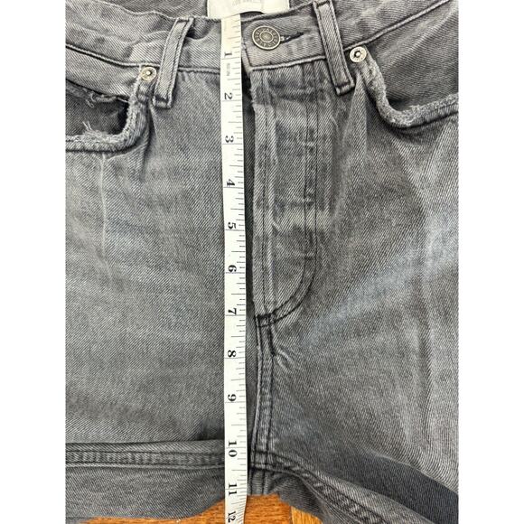 AGOLDE Jeans Womens Gray Riley Faded Mid Rise Button Fly Casual Denim Size 23 - Picture 9 of 15